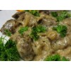  Печень с грибами